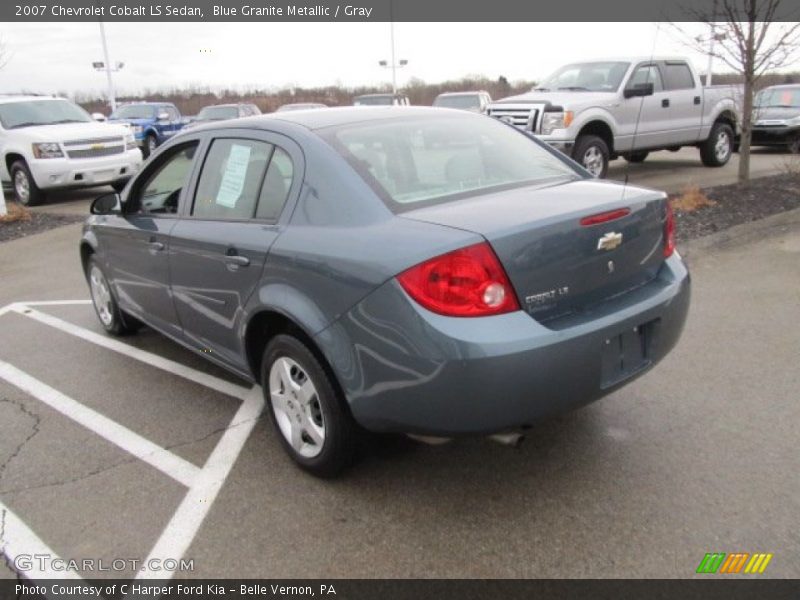 Blue Granite Metallic / Gray 2007 Chevrolet Cobalt LS Sedan