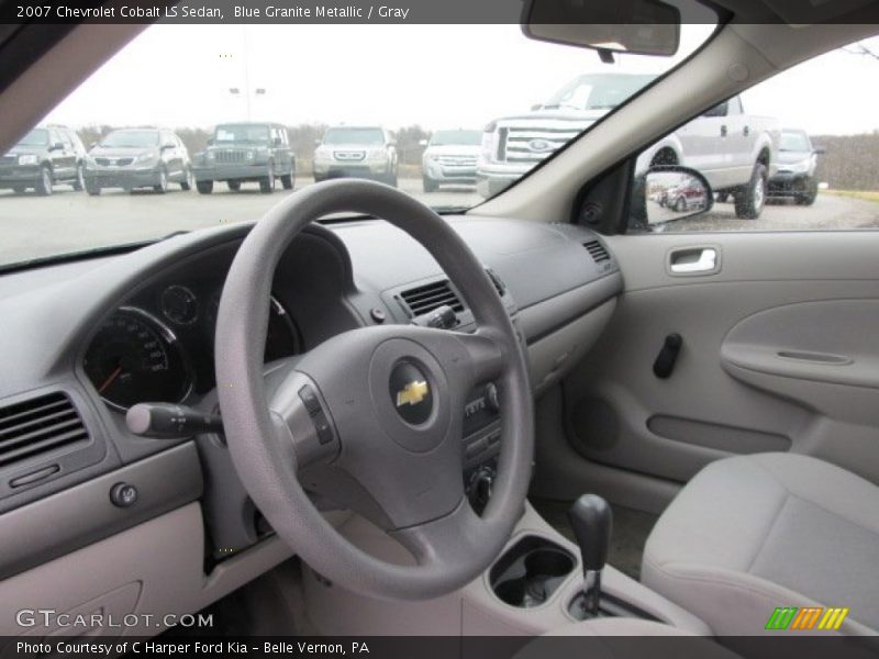 Blue Granite Metallic / Gray 2007 Chevrolet Cobalt LS Sedan