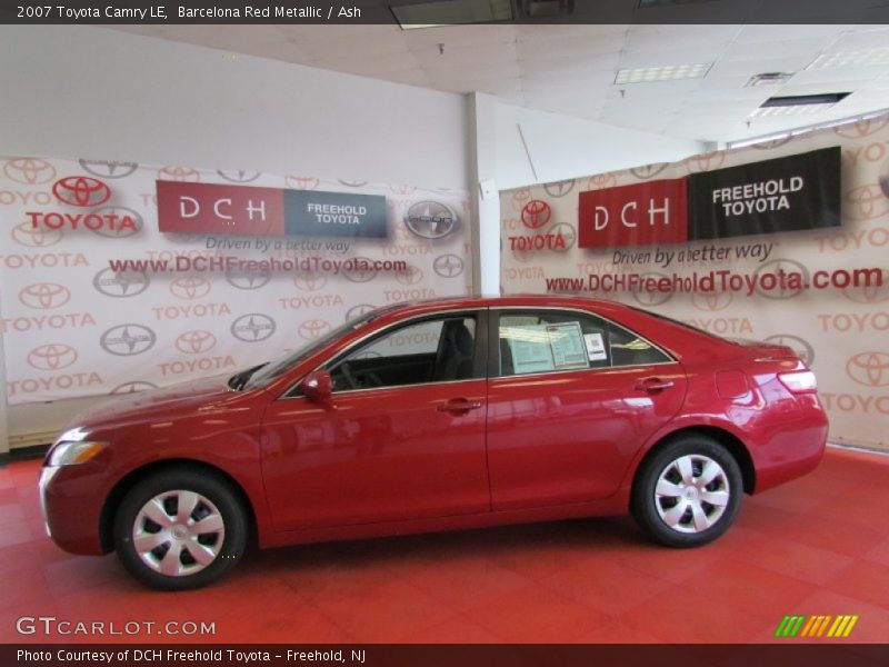 Barcelona Red Metallic / Ash 2007 Toyota Camry LE