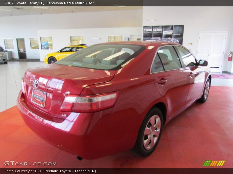 Barcelona Red Metallic / Ash 2007 Toyota Camry LE