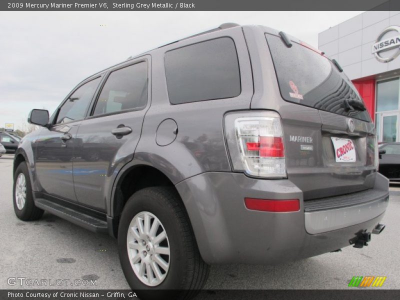 Sterling Grey Metallic / Black 2009 Mercury Mariner Premier V6