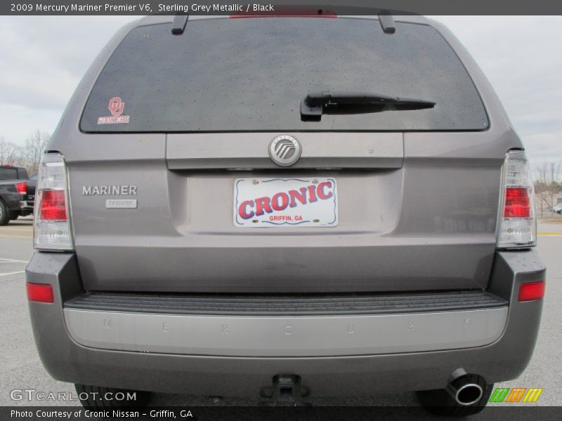Sterling Grey Metallic / Black 2009 Mercury Mariner Premier V6