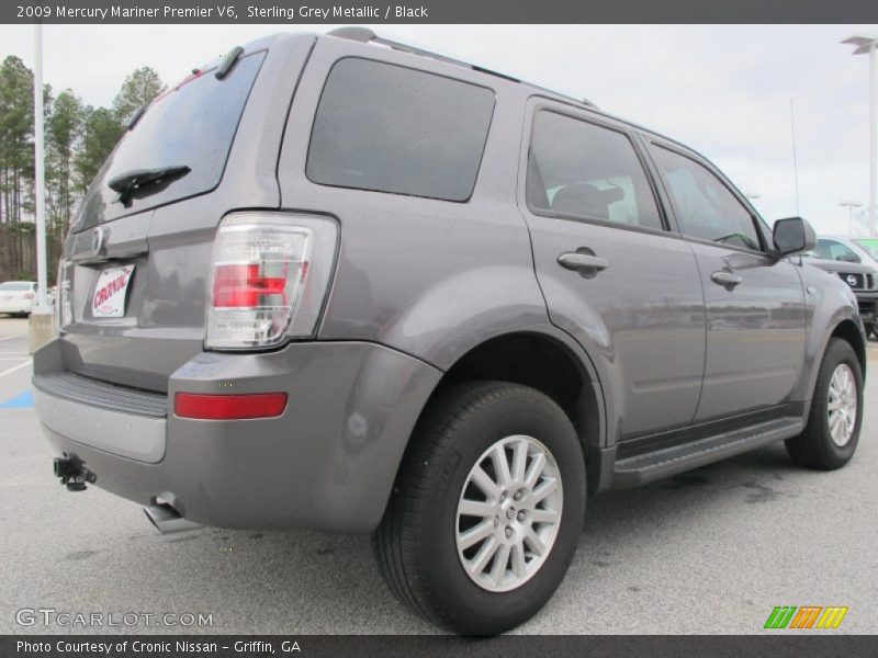 Sterling Grey Metallic / Black 2009 Mercury Mariner Premier V6