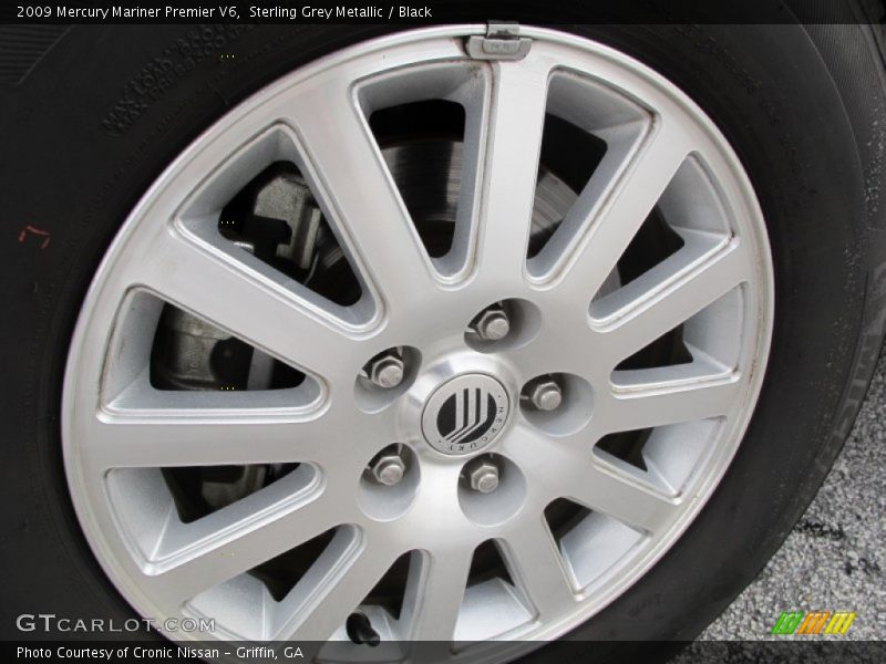 Sterling Grey Metallic / Black 2009 Mercury Mariner Premier V6