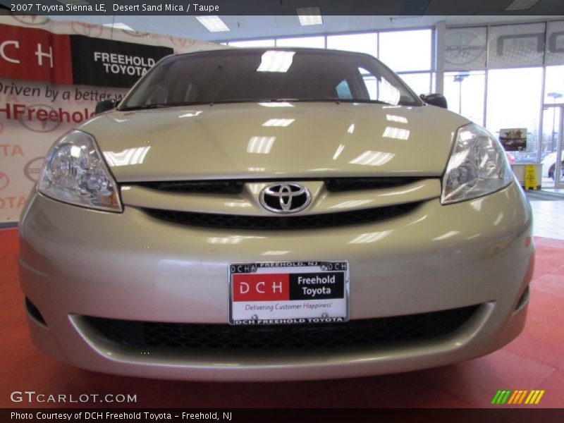 Desert Sand Mica / Taupe 2007 Toyota Sienna LE