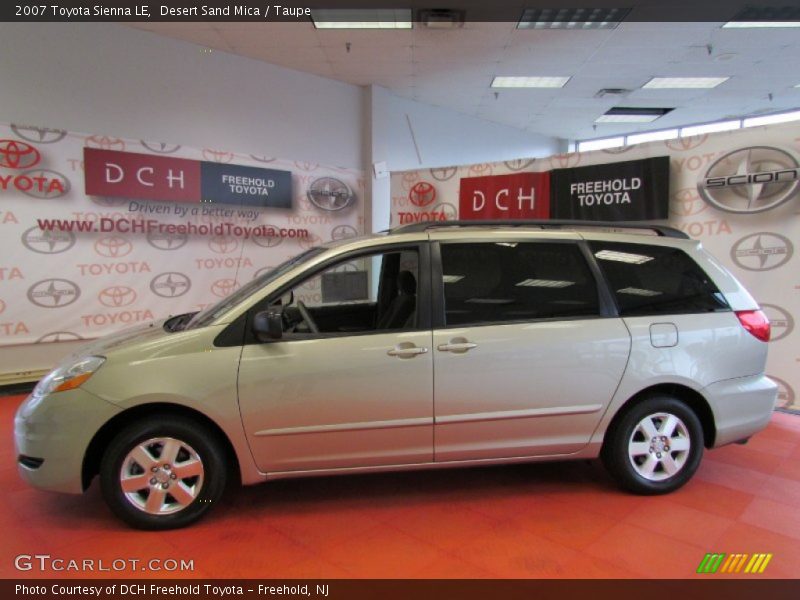 Desert Sand Mica / Taupe 2007 Toyota Sienna LE