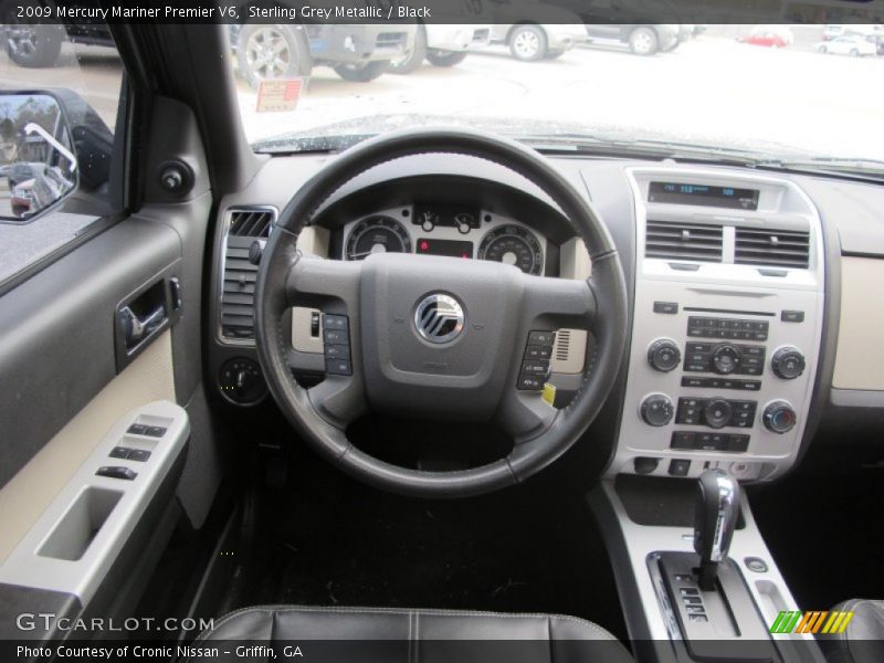 Sterling Grey Metallic / Black 2009 Mercury Mariner Premier V6