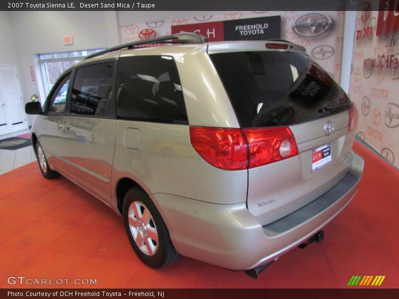 Desert Sand Mica / Taupe 2007 Toyota Sienna LE