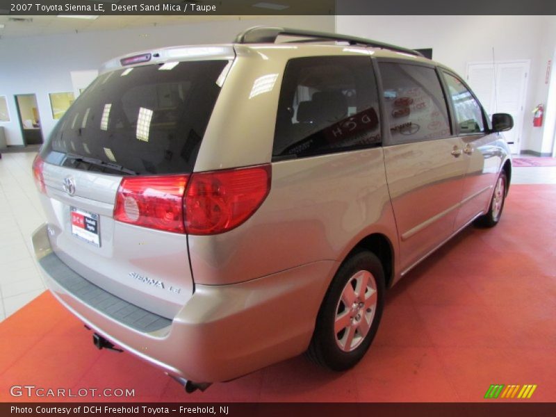 Desert Sand Mica / Taupe 2007 Toyota Sienna LE