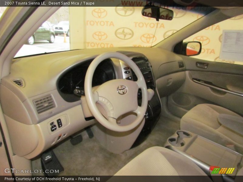 Desert Sand Mica / Taupe 2007 Toyota Sienna LE