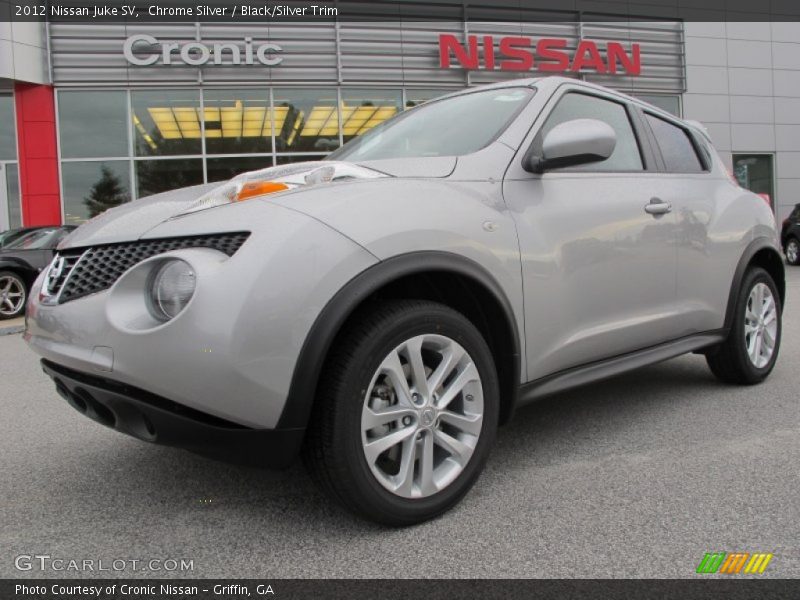 Chrome Silver / Black/Silver Trim 2012 Nissan Juke SV