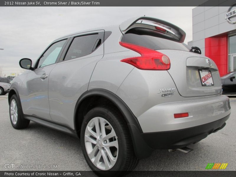 Chrome Silver / Black/Silver Trim 2012 Nissan Juke SV