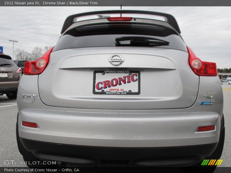 Chrome Silver / Black/Silver Trim 2012 Nissan Juke SV