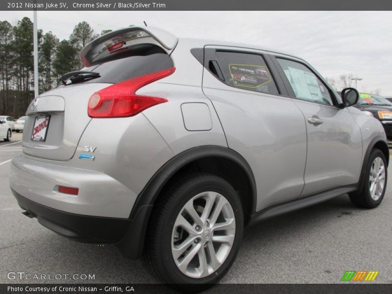 Chrome Silver / Black/Silver Trim 2012 Nissan Juke SV