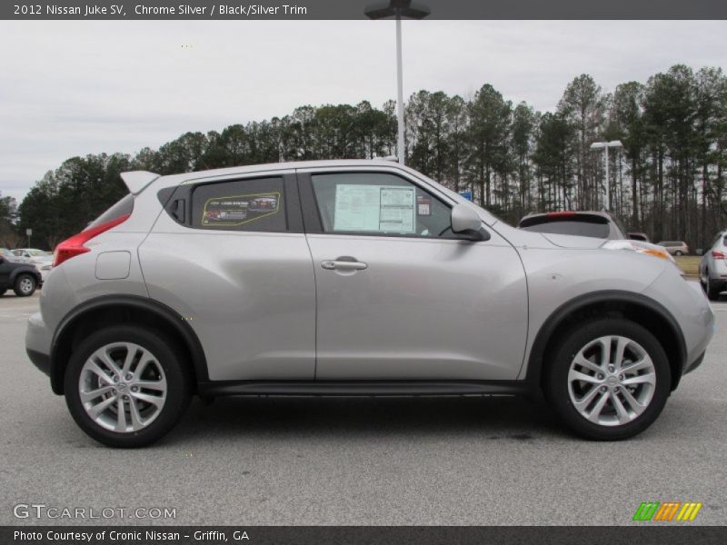 Chrome Silver / Black/Silver Trim 2012 Nissan Juke SV