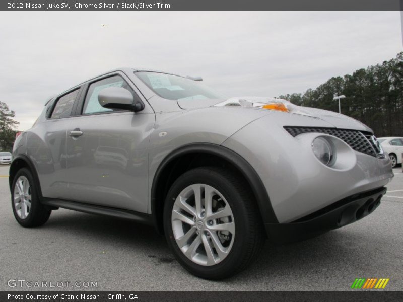 Chrome Silver / Black/Silver Trim 2012 Nissan Juke SV