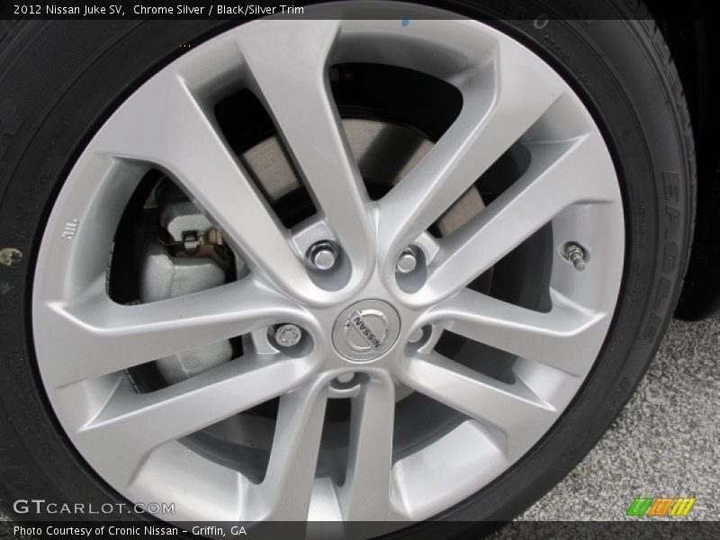 Chrome Silver / Black/Silver Trim 2012 Nissan Juke SV