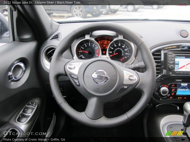 Chrome Silver / Black/Silver Trim 2012 Nissan Juke SV
