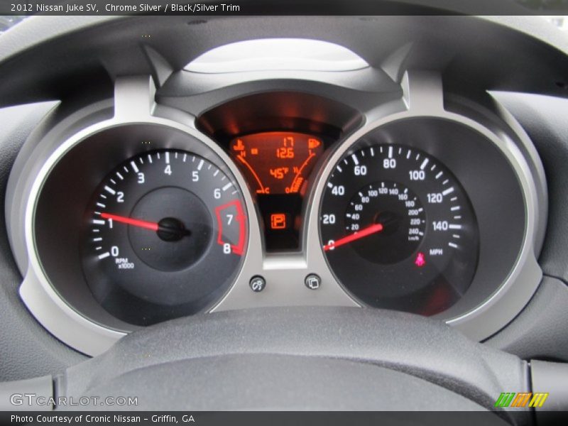 Chrome Silver / Black/Silver Trim 2012 Nissan Juke SV