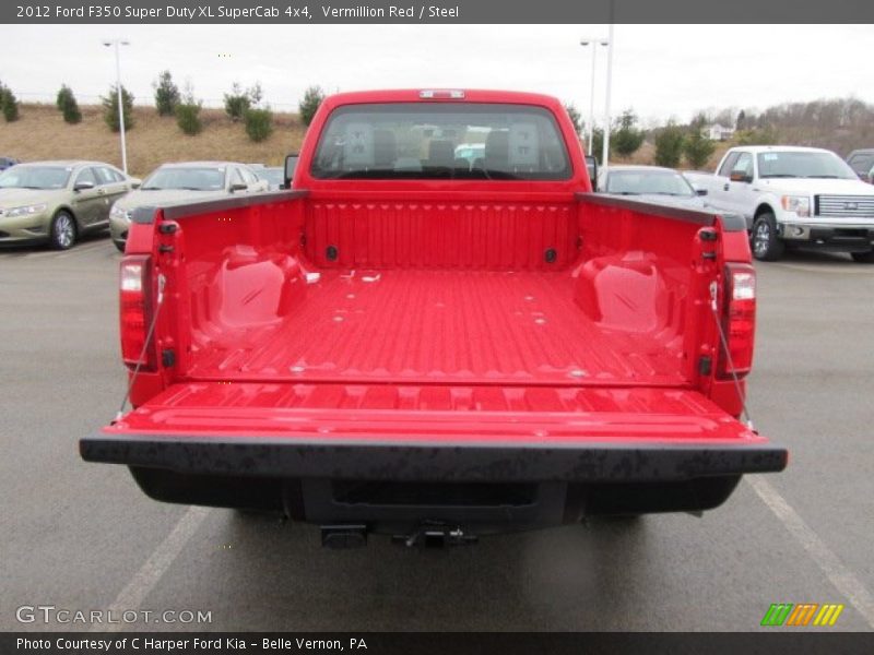 Vermillion Red / Steel 2012 Ford F350 Super Duty XL SuperCab 4x4