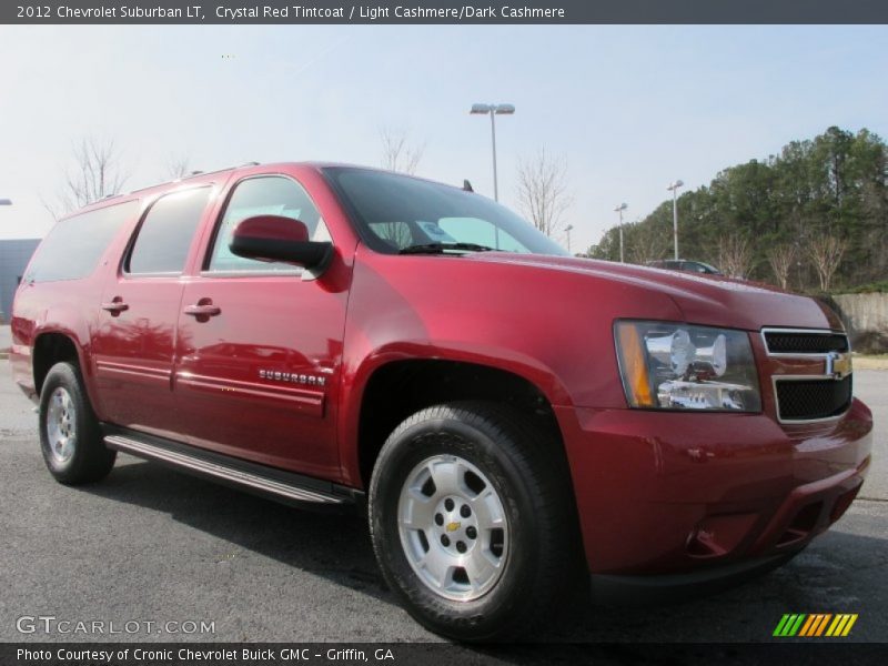Crystal Red Tintcoat / Light Cashmere/Dark Cashmere 2012 Chevrolet Suburban LT