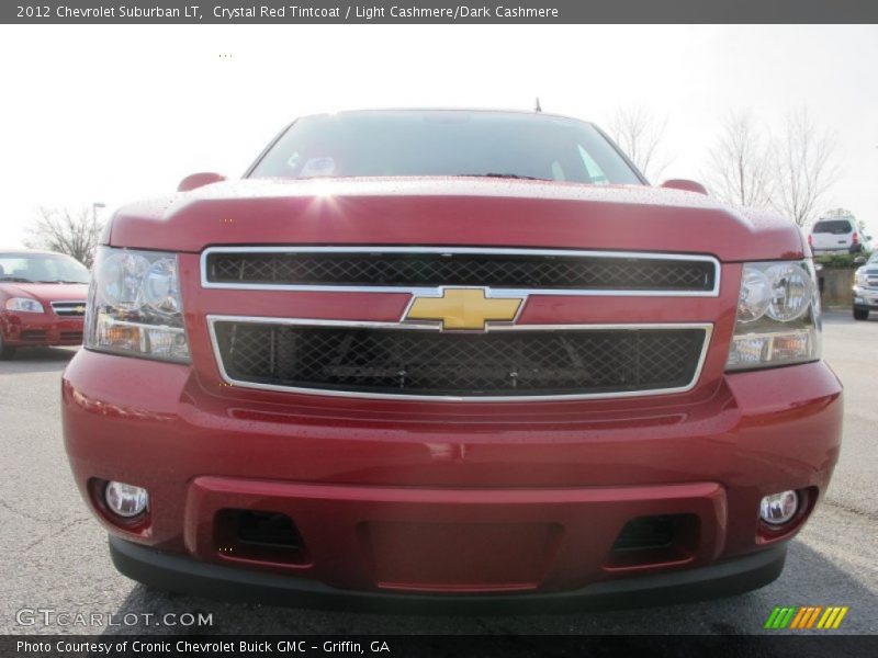 Crystal Red Tintcoat / Light Cashmere/Dark Cashmere 2012 Chevrolet Suburban LT