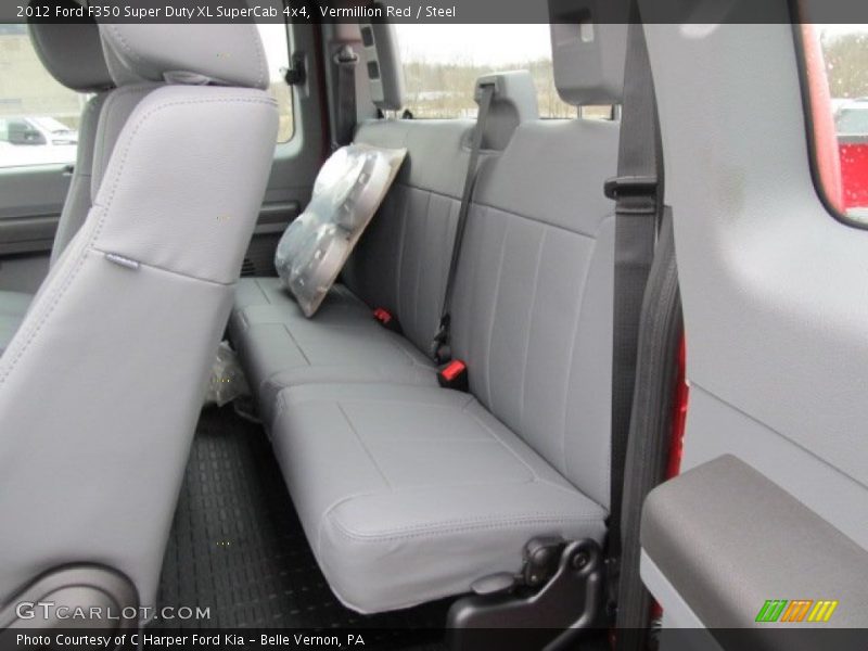 Vermillion Red / Steel 2012 Ford F350 Super Duty XL SuperCab 4x4