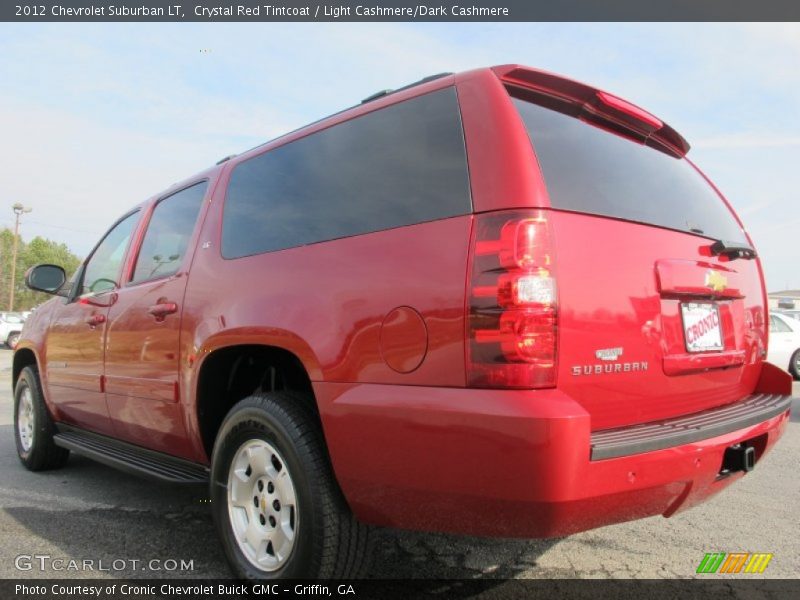 Crystal Red Tintcoat / Light Cashmere/Dark Cashmere 2012 Chevrolet Suburban LT