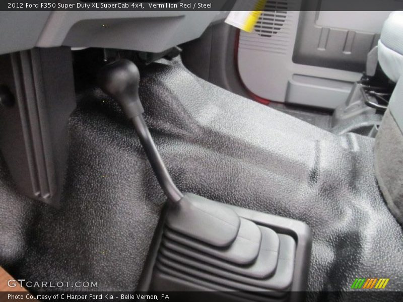 Vermillion Red / Steel 2012 Ford F350 Super Duty XL SuperCab 4x4