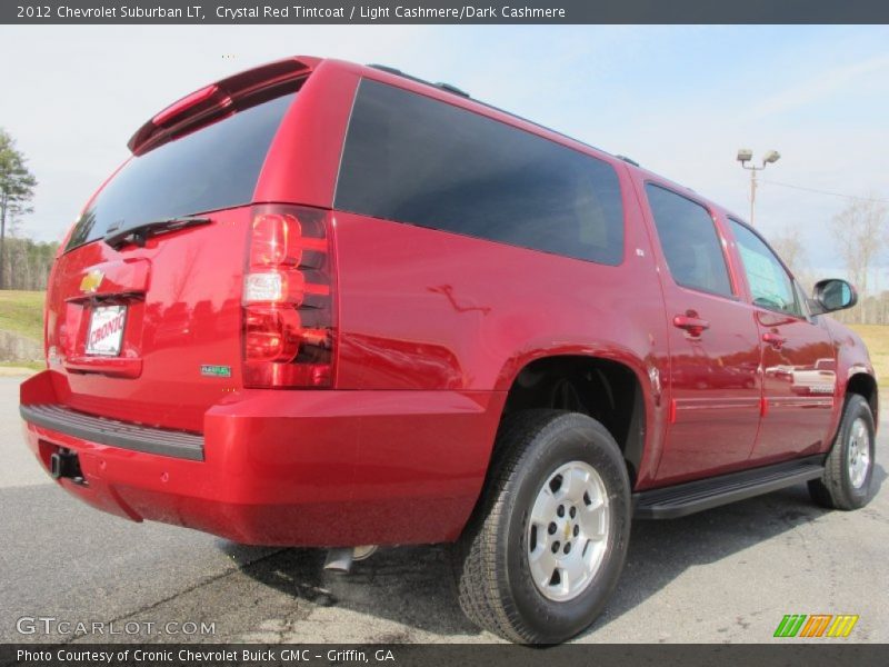 Crystal Red Tintcoat / Light Cashmere/Dark Cashmere 2012 Chevrolet Suburban LT