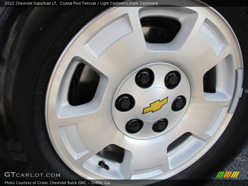 Crystal Red Tintcoat / Light Cashmere/Dark Cashmere 2012 Chevrolet Suburban LT
