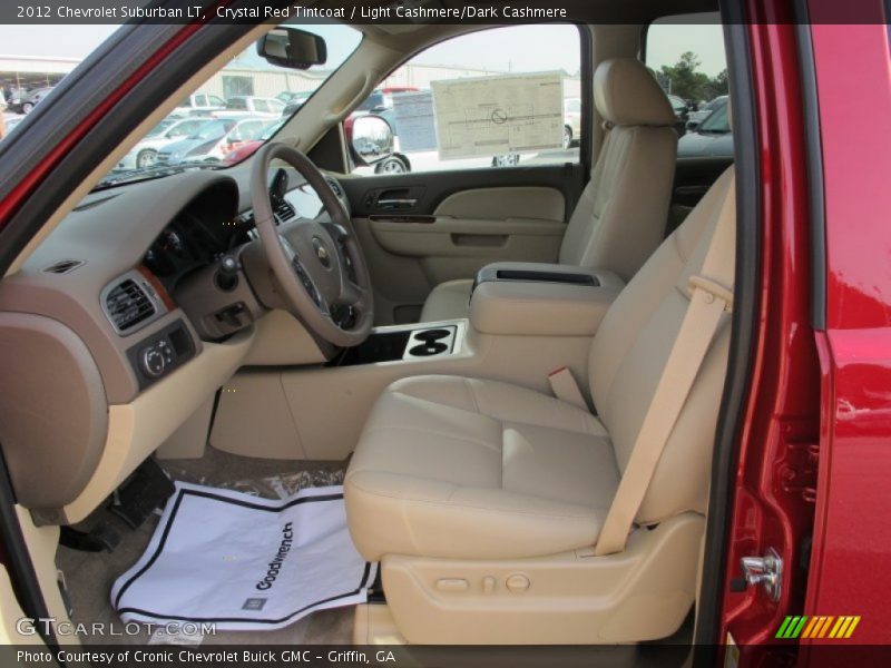 Crystal Red Tintcoat / Light Cashmere/Dark Cashmere 2012 Chevrolet Suburban LT