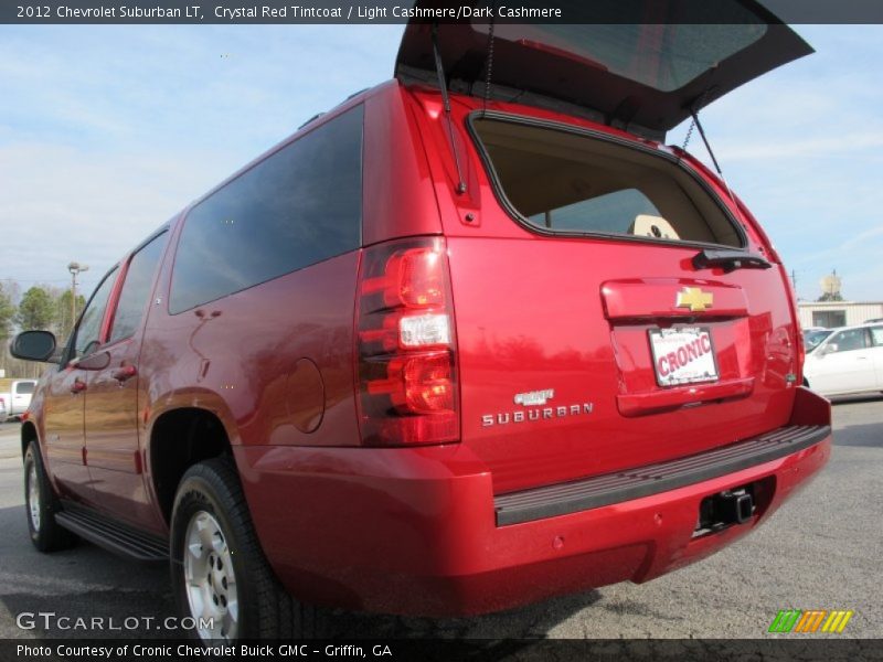 Crystal Red Tintcoat / Light Cashmere/Dark Cashmere 2012 Chevrolet Suburban LT