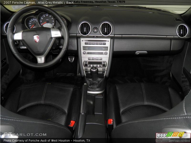 Atlas Grey Metallic / Black 2007 Porsche Cayman