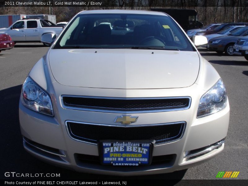 Gold Mist Metallic / Ebony 2011 Chevrolet Malibu LT