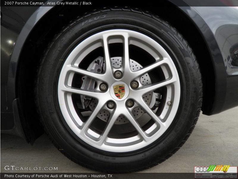 Atlas Grey Metallic / Black 2007 Porsche Cayman