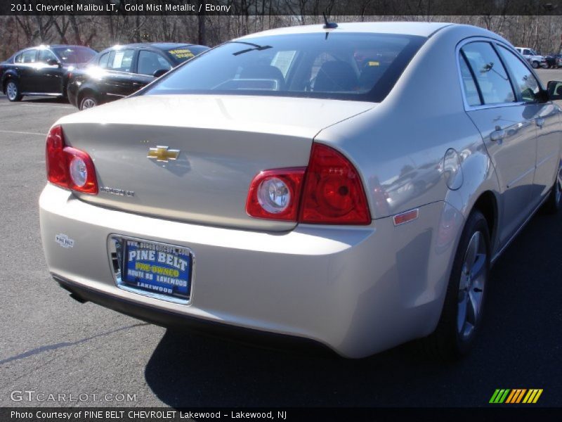 Gold Mist Metallic / Ebony 2011 Chevrolet Malibu LT