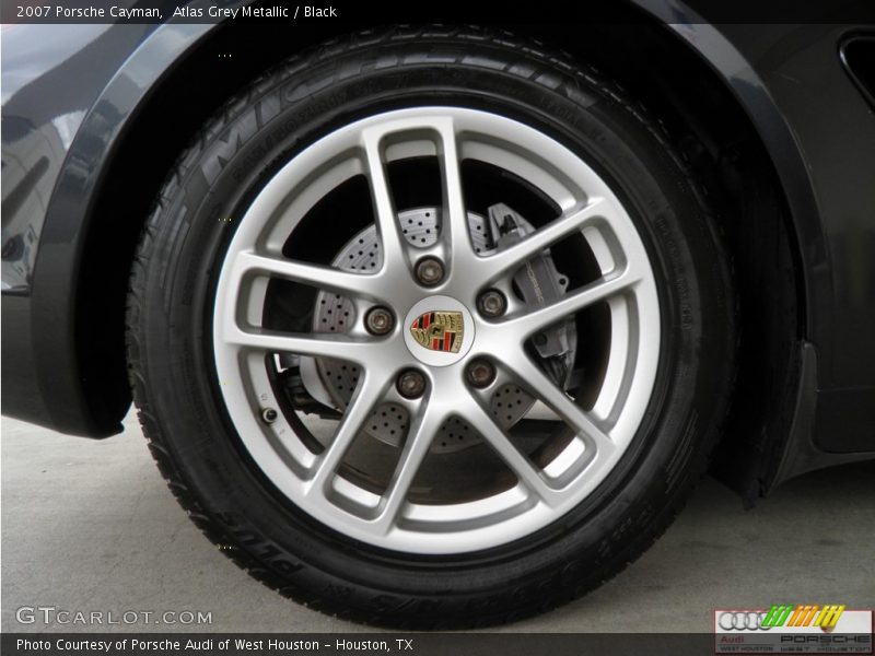Atlas Grey Metallic / Black 2007 Porsche Cayman