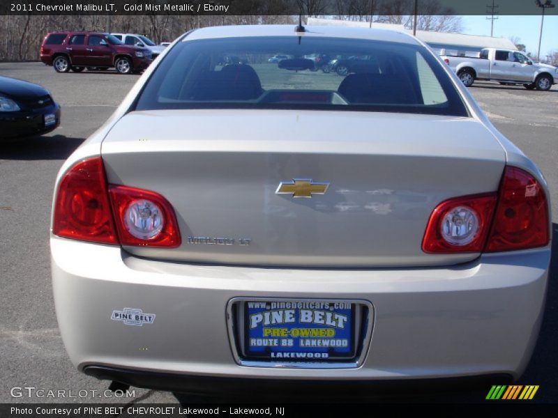 Gold Mist Metallic / Ebony 2011 Chevrolet Malibu LT