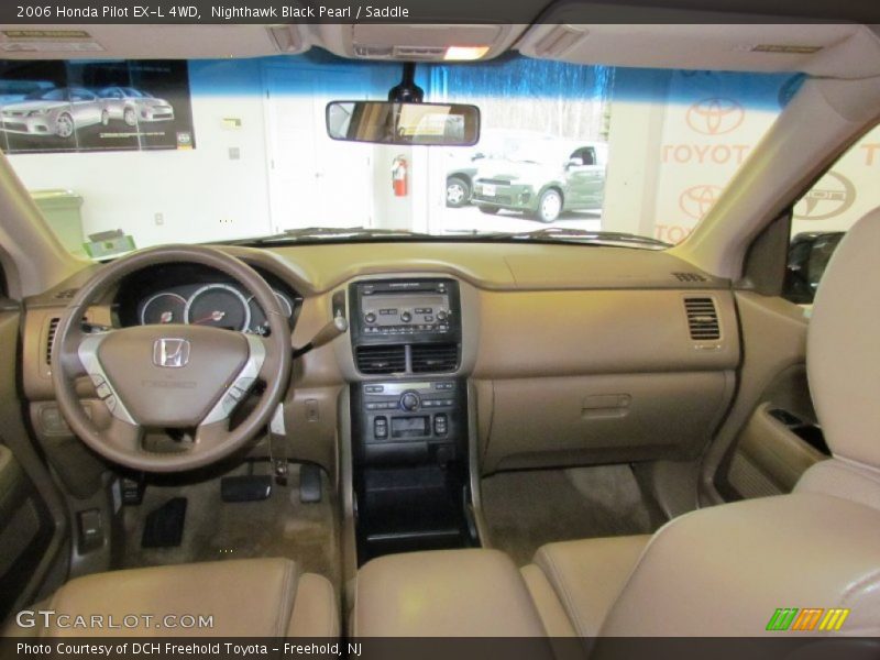 Nighthawk Black Pearl / Saddle 2006 Honda Pilot EX-L 4WD
