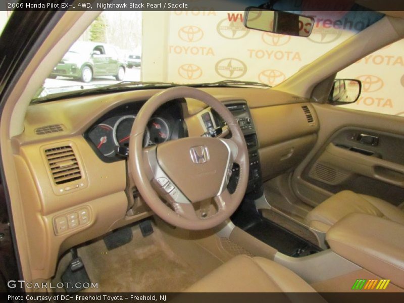 Nighthawk Black Pearl / Saddle 2006 Honda Pilot EX-L 4WD