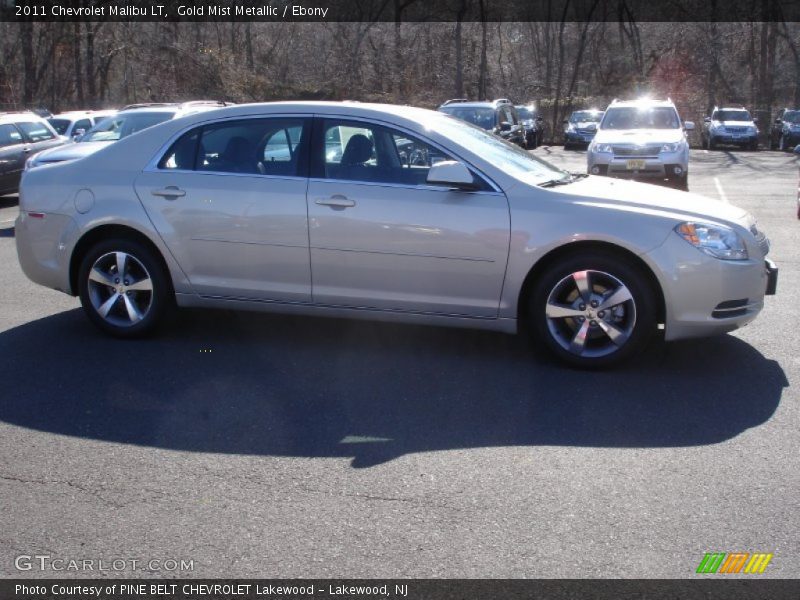 Gold Mist Metallic / Ebony 2011 Chevrolet Malibu LT