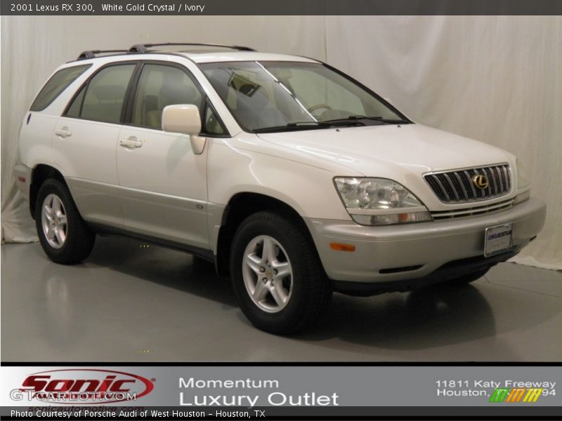 White Gold Crystal / Ivory 2001 Lexus RX 300