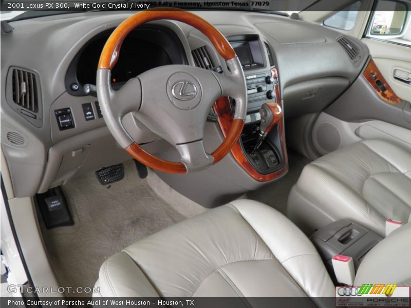 White Gold Crystal / Ivory 2001 Lexus RX 300