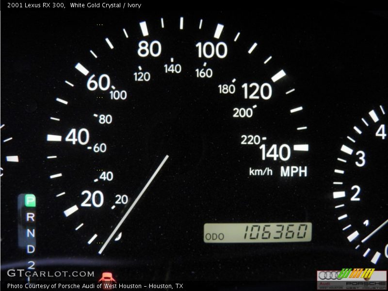 White Gold Crystal / Ivory 2001 Lexus RX 300