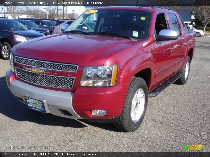 Sport Red Metallic / Ebony 2007 Chevrolet Avalanche Z71 4WD