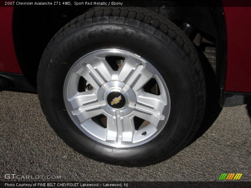 Sport Red Metallic / Ebony 2007 Chevrolet Avalanche Z71 4WD