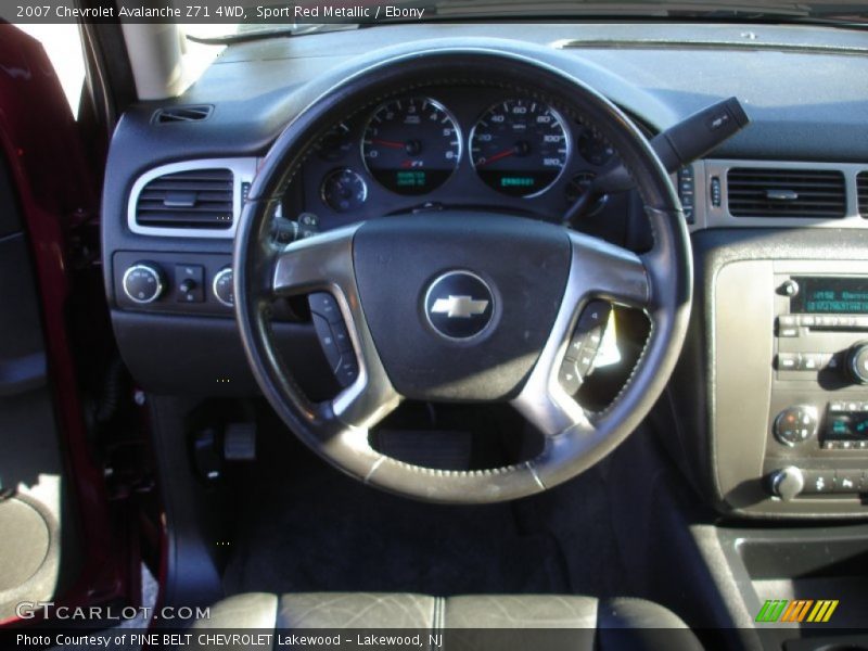 Sport Red Metallic / Ebony 2007 Chevrolet Avalanche Z71 4WD