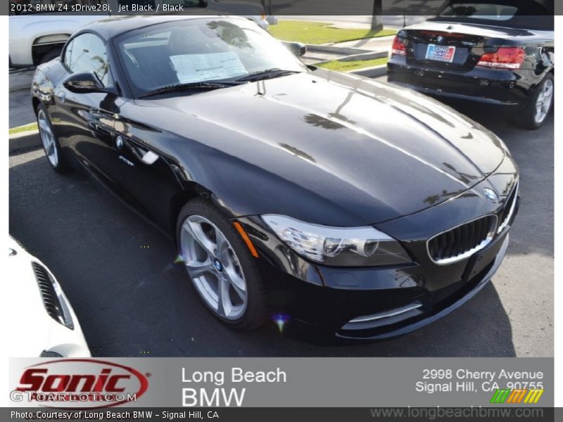Jet Black / Black 2012 BMW Z4 sDrive28i