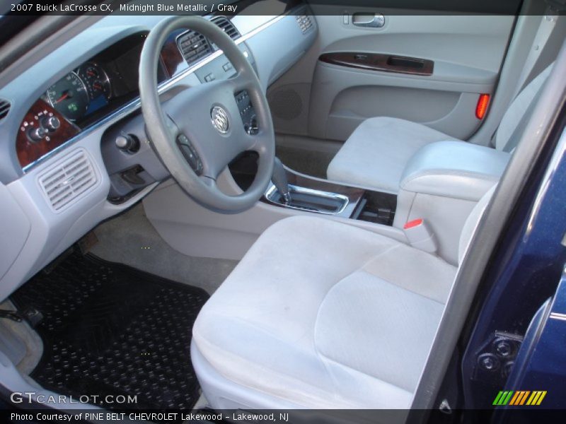 Midnight Blue Metallic / Gray 2007 Buick LaCrosse CX